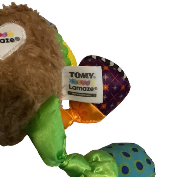 Lamaze Mortimer the Moose Baby Plush Toy Clip & Go Teething Rings & Sensory - Picture 6 of 7